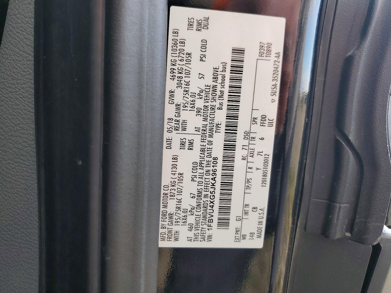 2018 Ford Transit T-350 HD