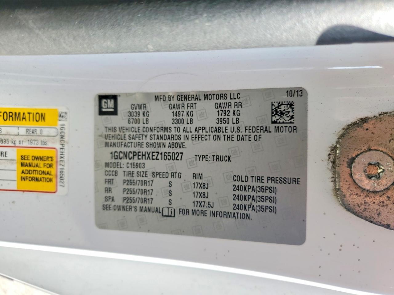 2014 Chevrolet Silverado C1500