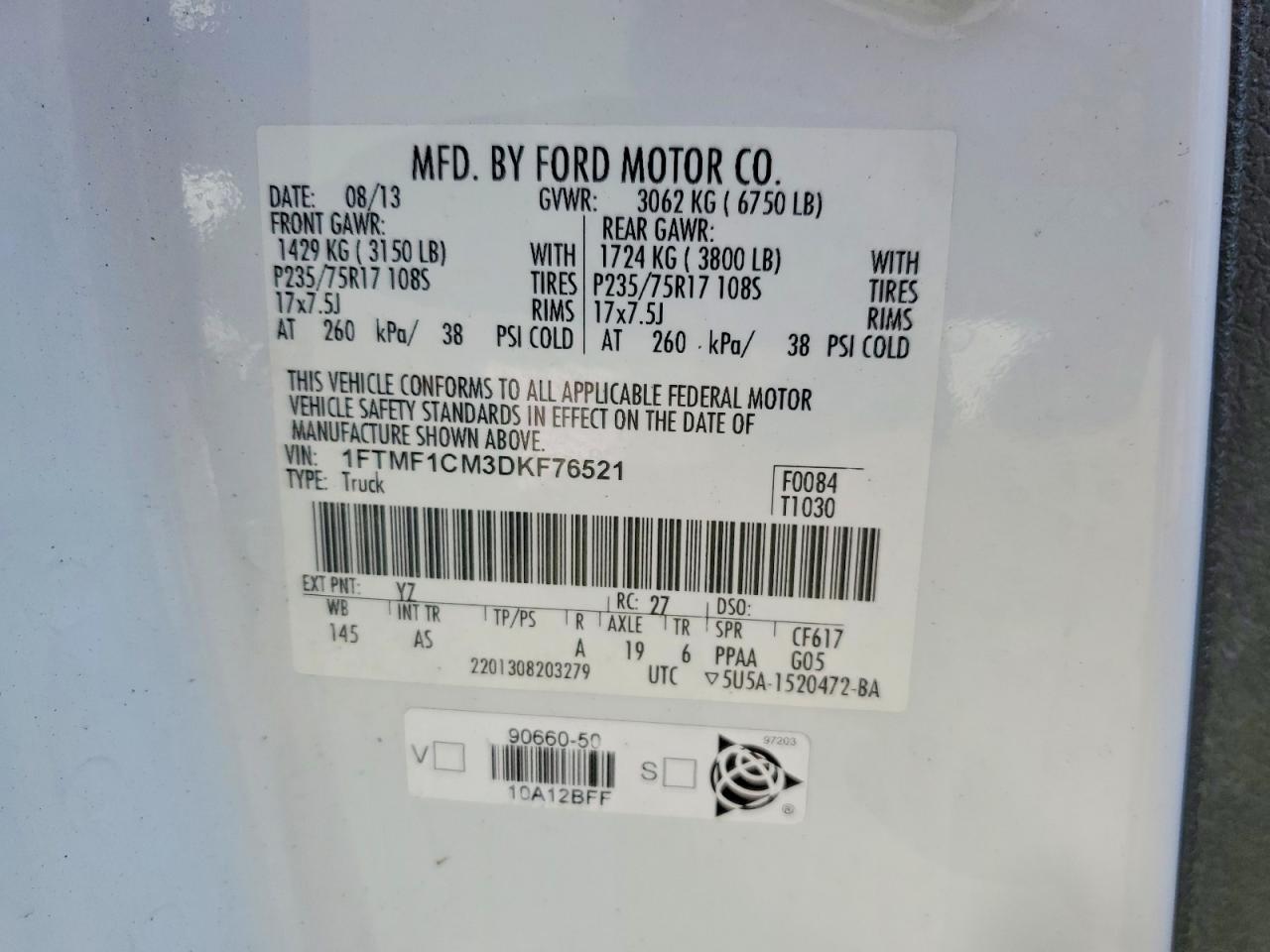 2013 Ford F150