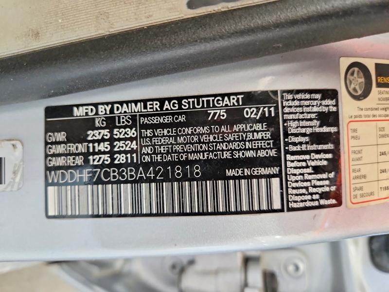 2011 Mercedes-Benz E 550