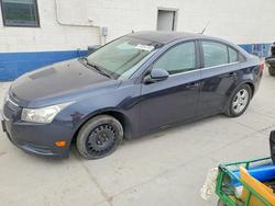 Salvage cars for sale from Copart Farr West, UT: 2014 Chevrolet Cruze lt