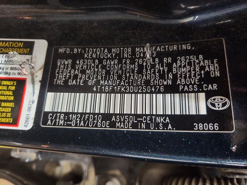 2013 Toyota Camry le