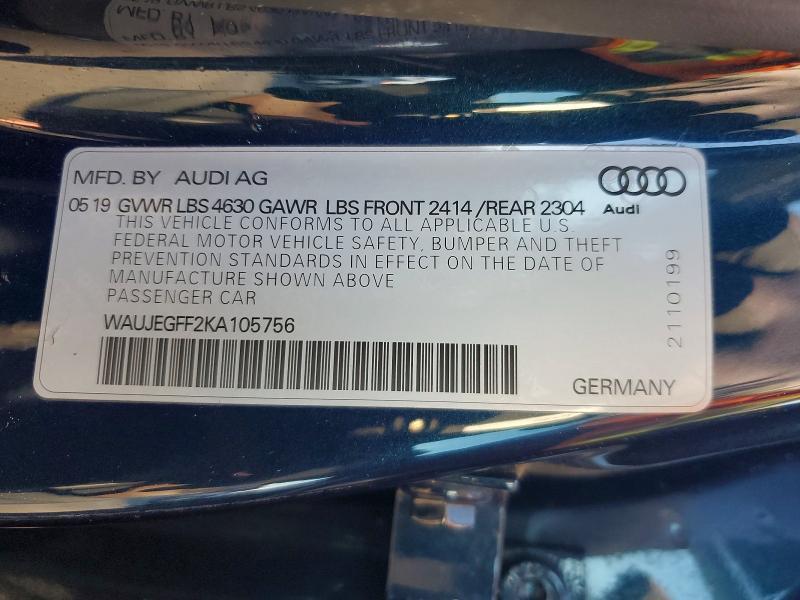 2019 Audi A3 Premium Plus