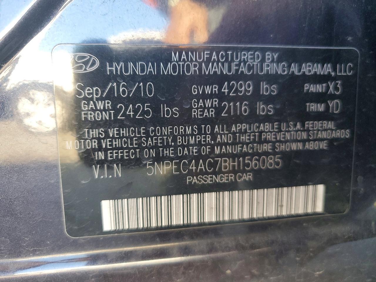 2011 Hyundai Sonata Limited