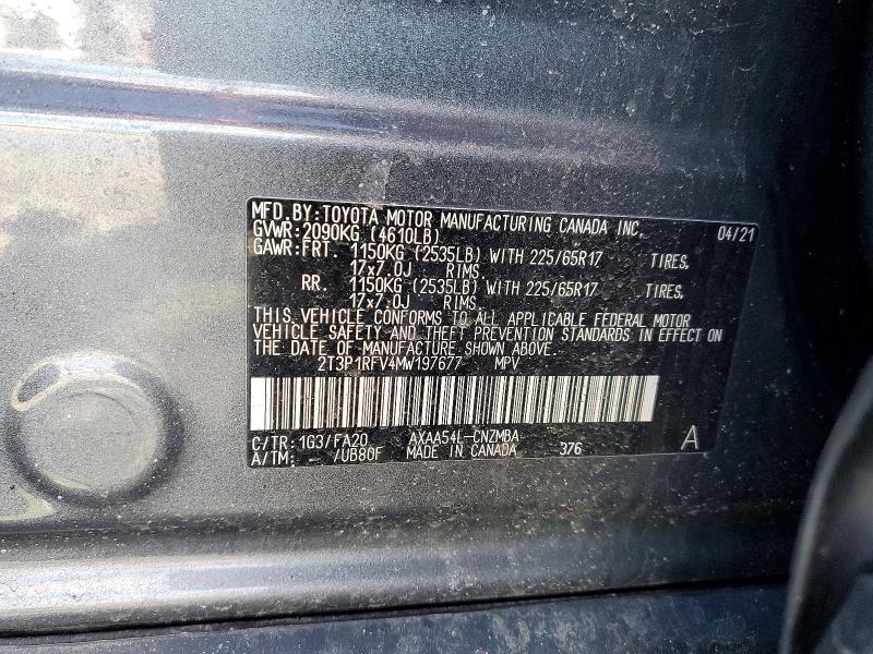 2021 Toyota Rav4 xle