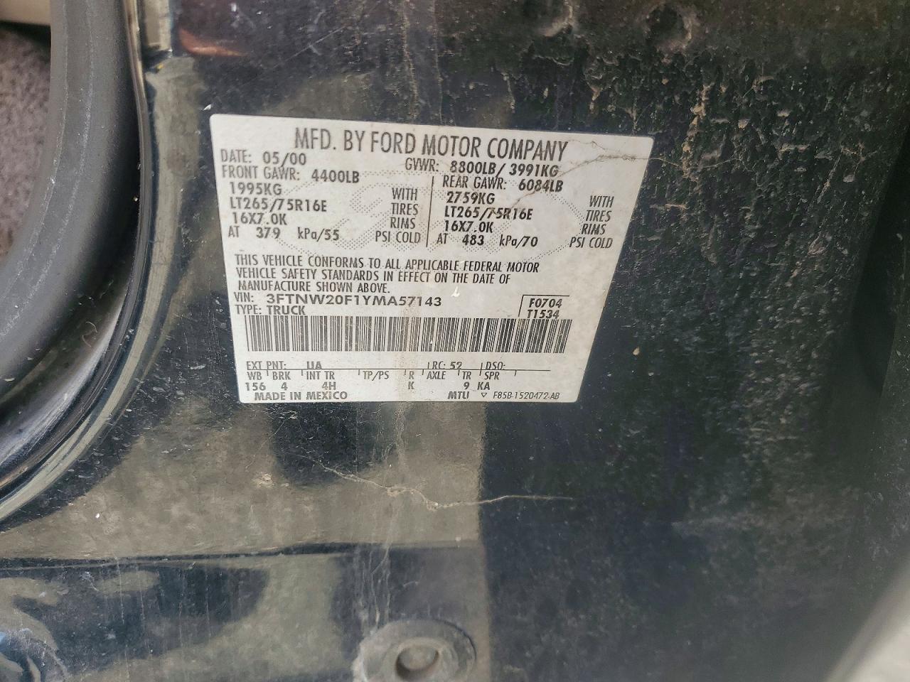 2000 Ford F250 Super Duty