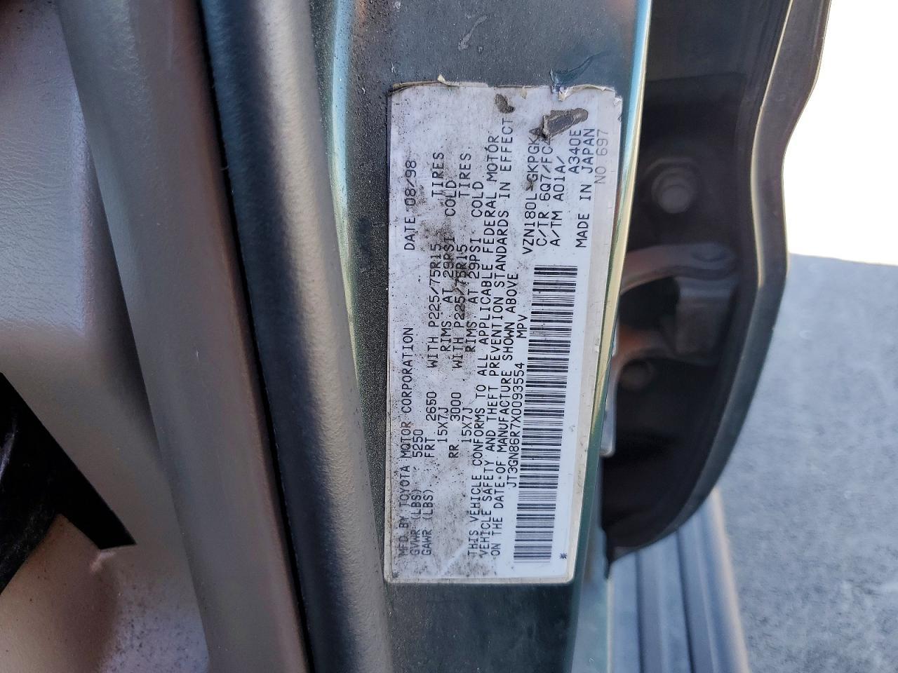 1999 Toyota 4runner SR5