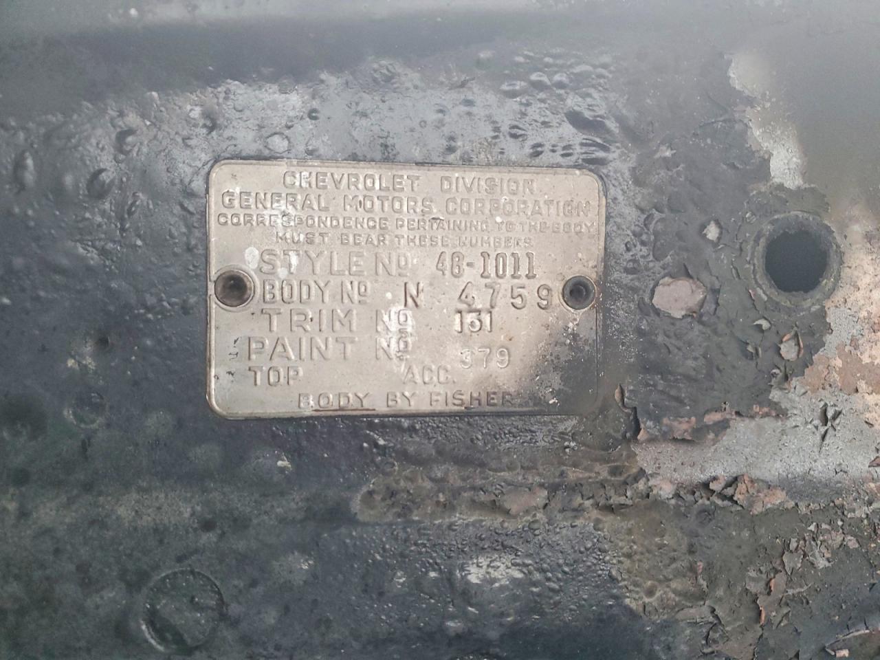 1948 Chev Fleetmaster