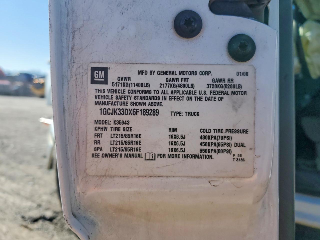 2006 Chevrolet Silverado K3500