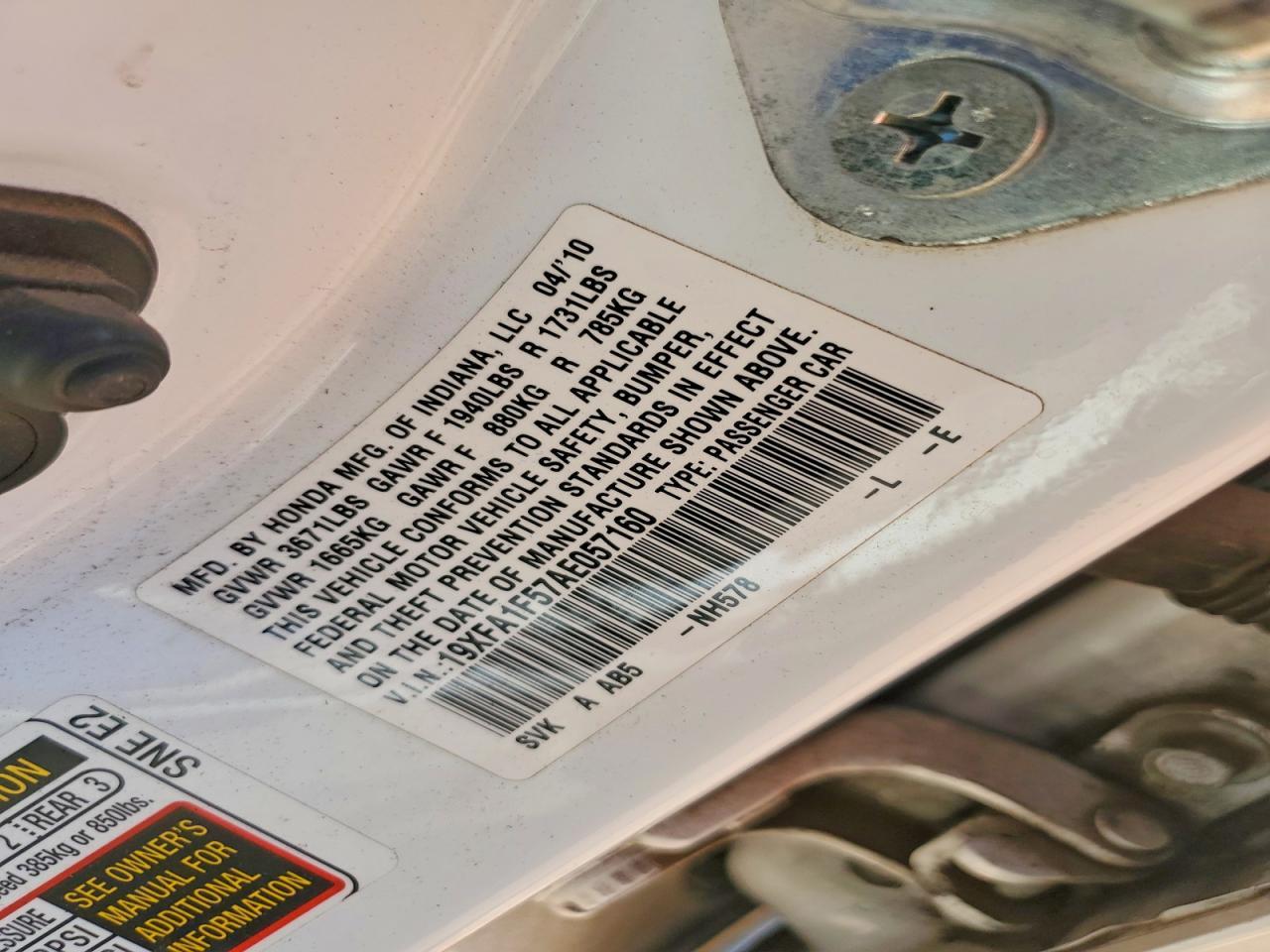 2010 Honda Civic lx
