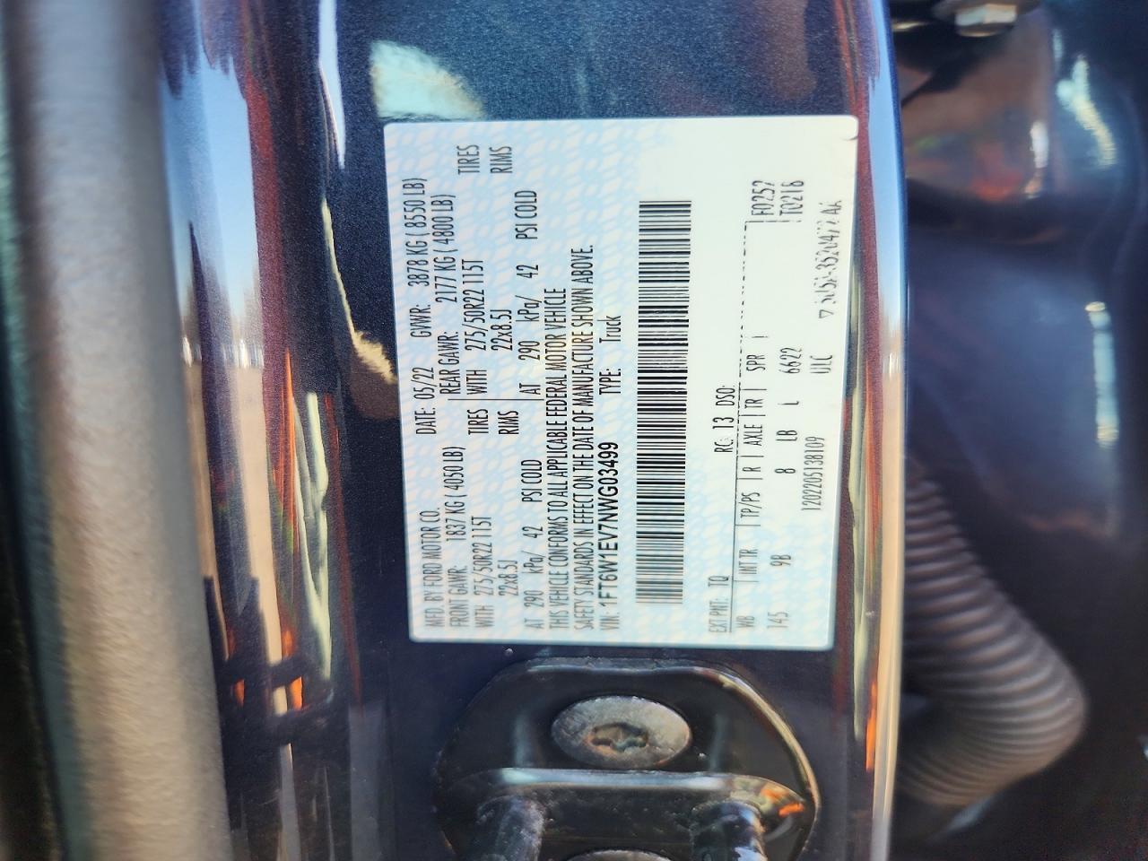 2022 Ford F150 Lightning PRO