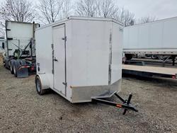 Salvage trucks for sale at Davison, MI auction: 2024 Haulmark PP61032-D Enclosed Cargo Trailer