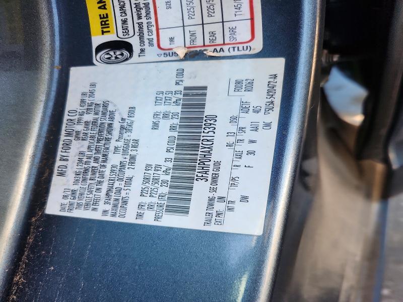 2012 Ford Fusion se