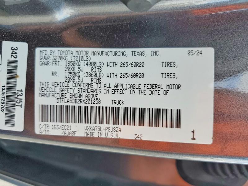 2024 Toyota Tundra SR5
