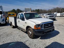 Salvage trucks for sale at Loganville, GA auction: 2001 Ford F350 Super Duty Utility / Service Truck