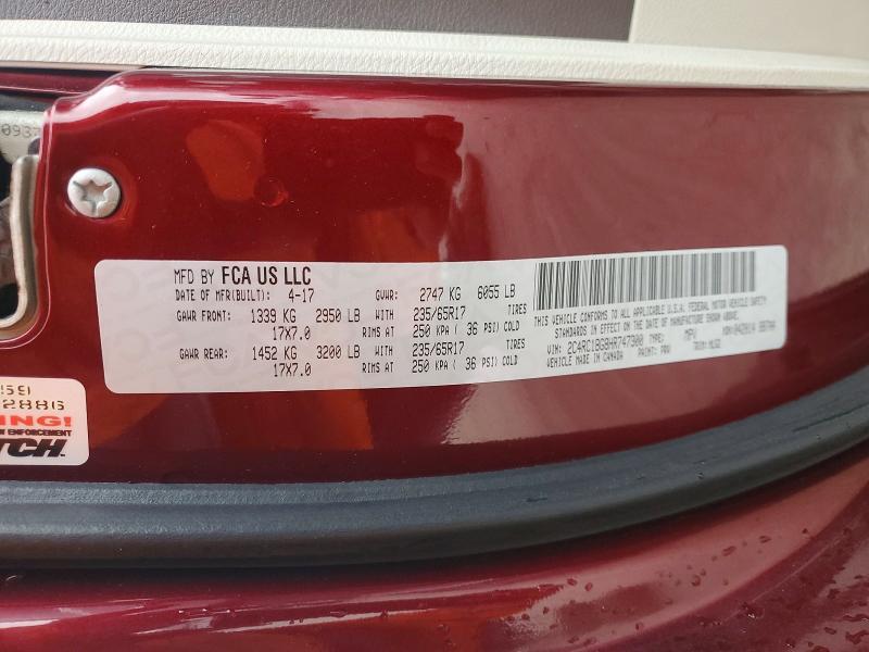 2017 Chrysler Pacifica Touring l