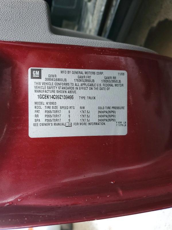 2009 Chevrolet Silverado K1500