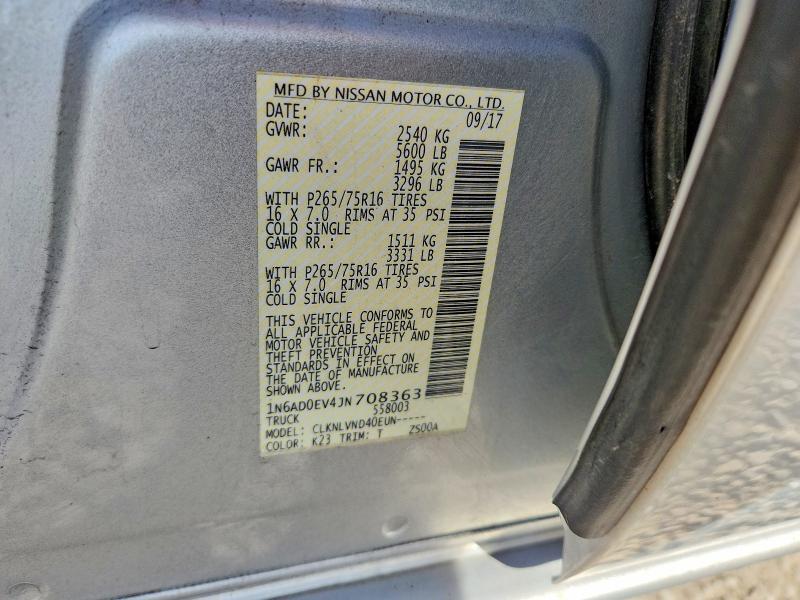 2018 Nissan Frontier PRO-4X