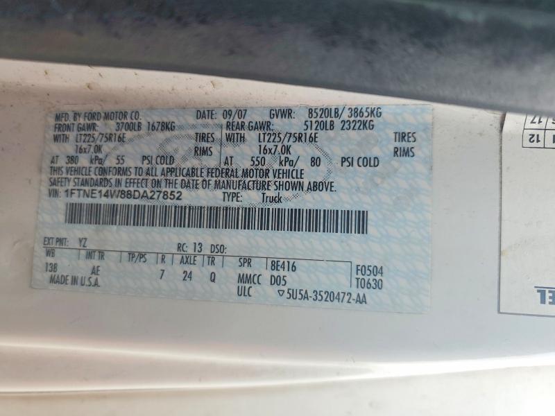 2008 Ford Econoline E150 van