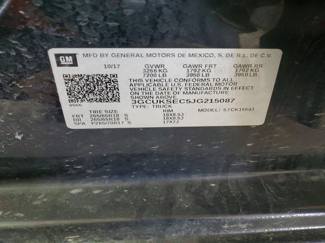 2018 Chevrolet Silverado K1500 LTZ