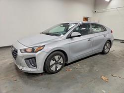 Hyundai Ioniq salvage cars for sale: 2021 Hyundai Ioniq Hybrid Blue
