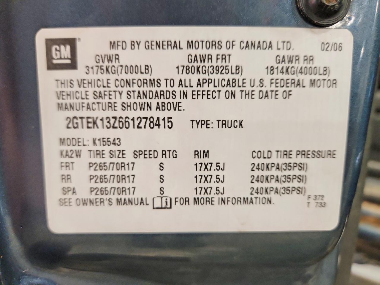 2006 GMC New Sierra K1500