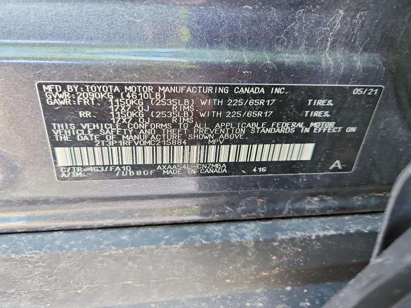 2021 Toyota Rav4 xle