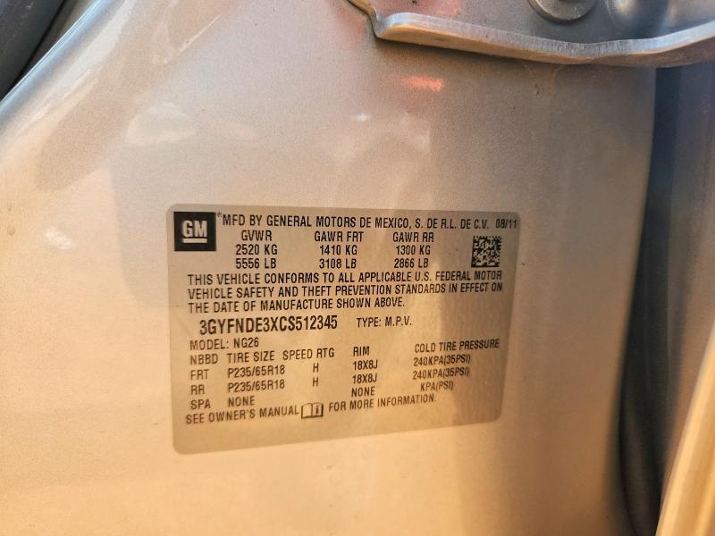 2012 Cadillac Srx Luxury Collection