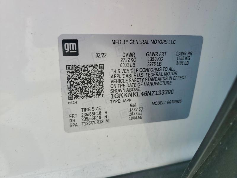 2022 GMC Acadia sle