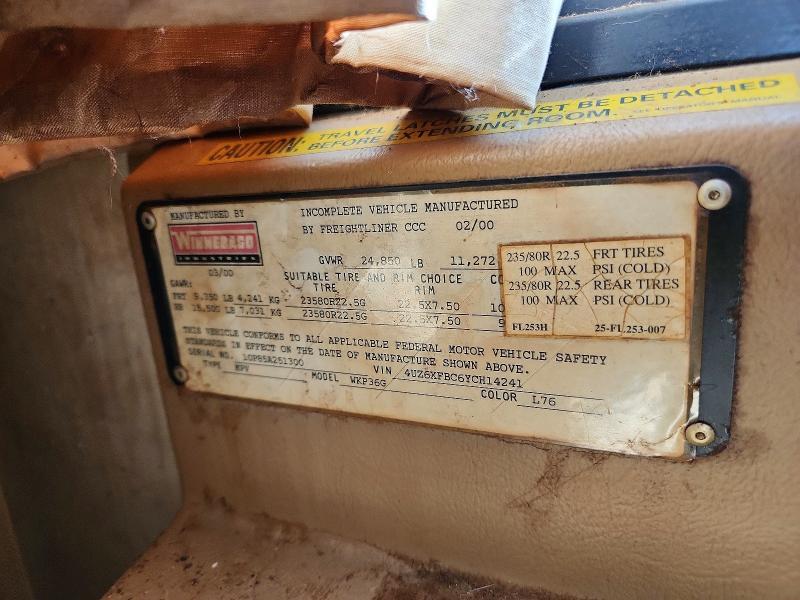 2000 Freightliner Chassis X Line Motor Home