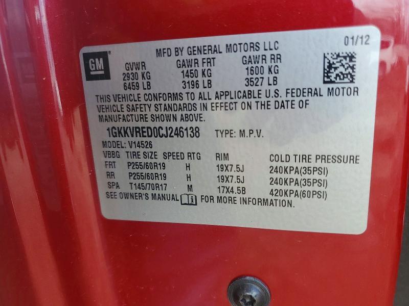 2012 GMC Acadia Slt-1