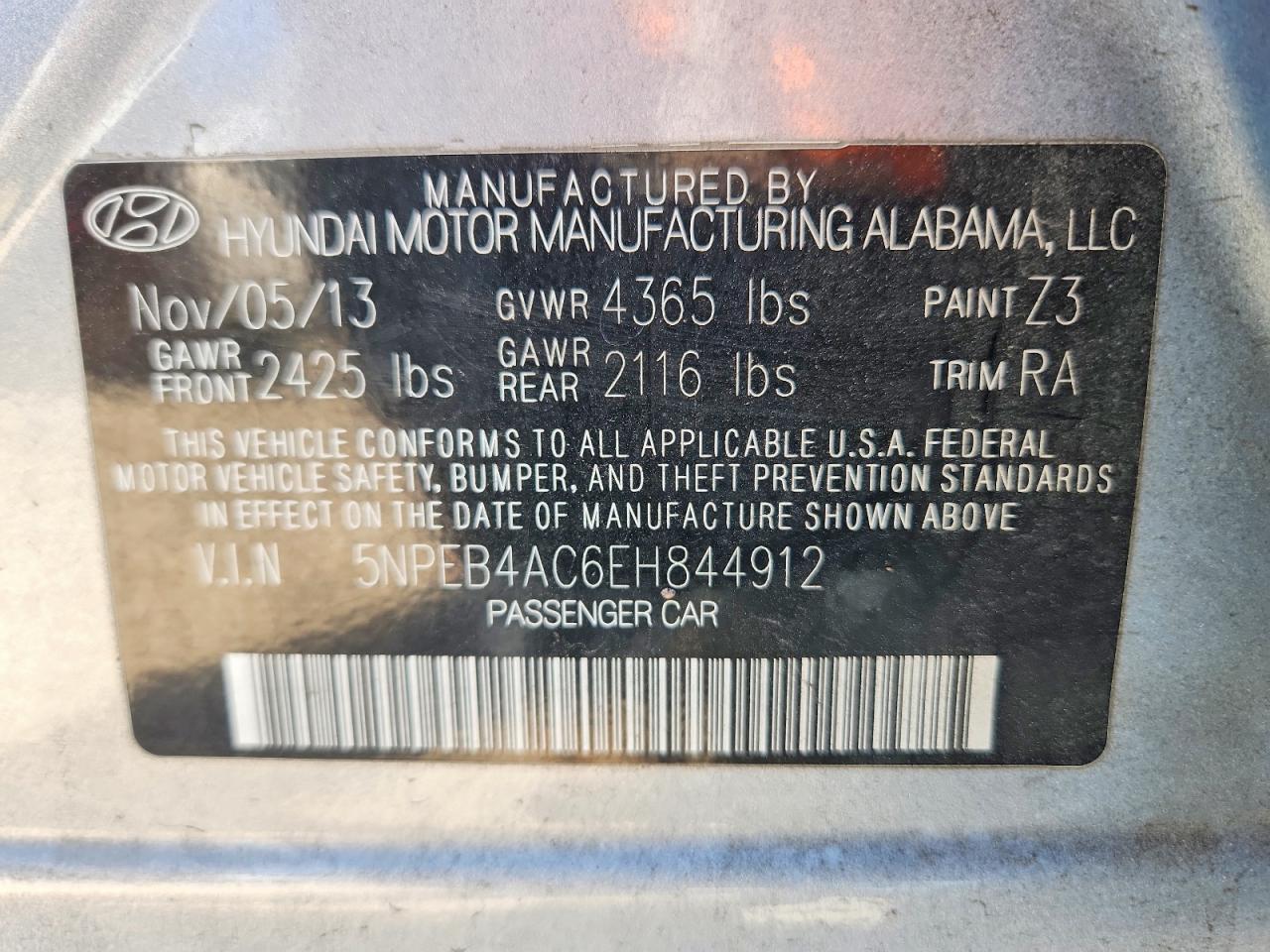 2014 Hyundai Sonata gls