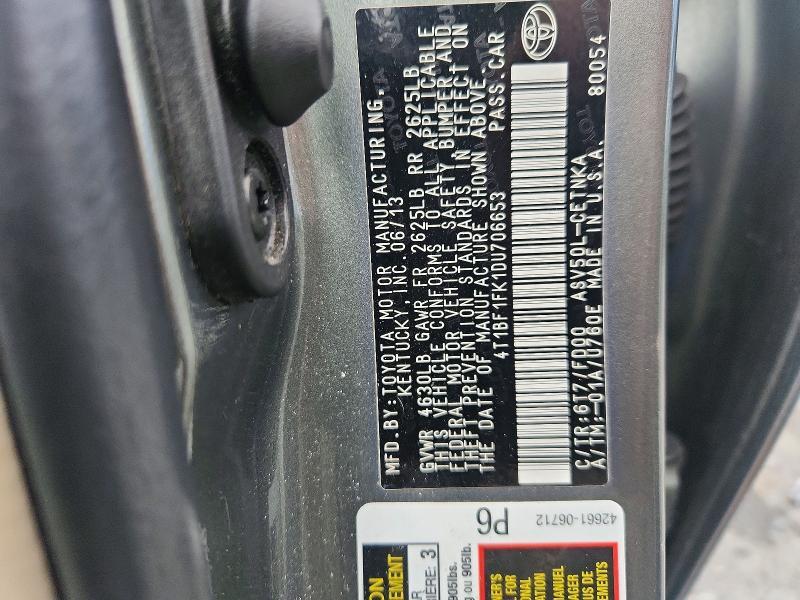 2013 Toyota Camry le