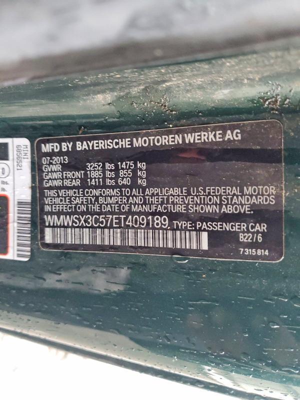 2014 Mini Cooper Coupe s