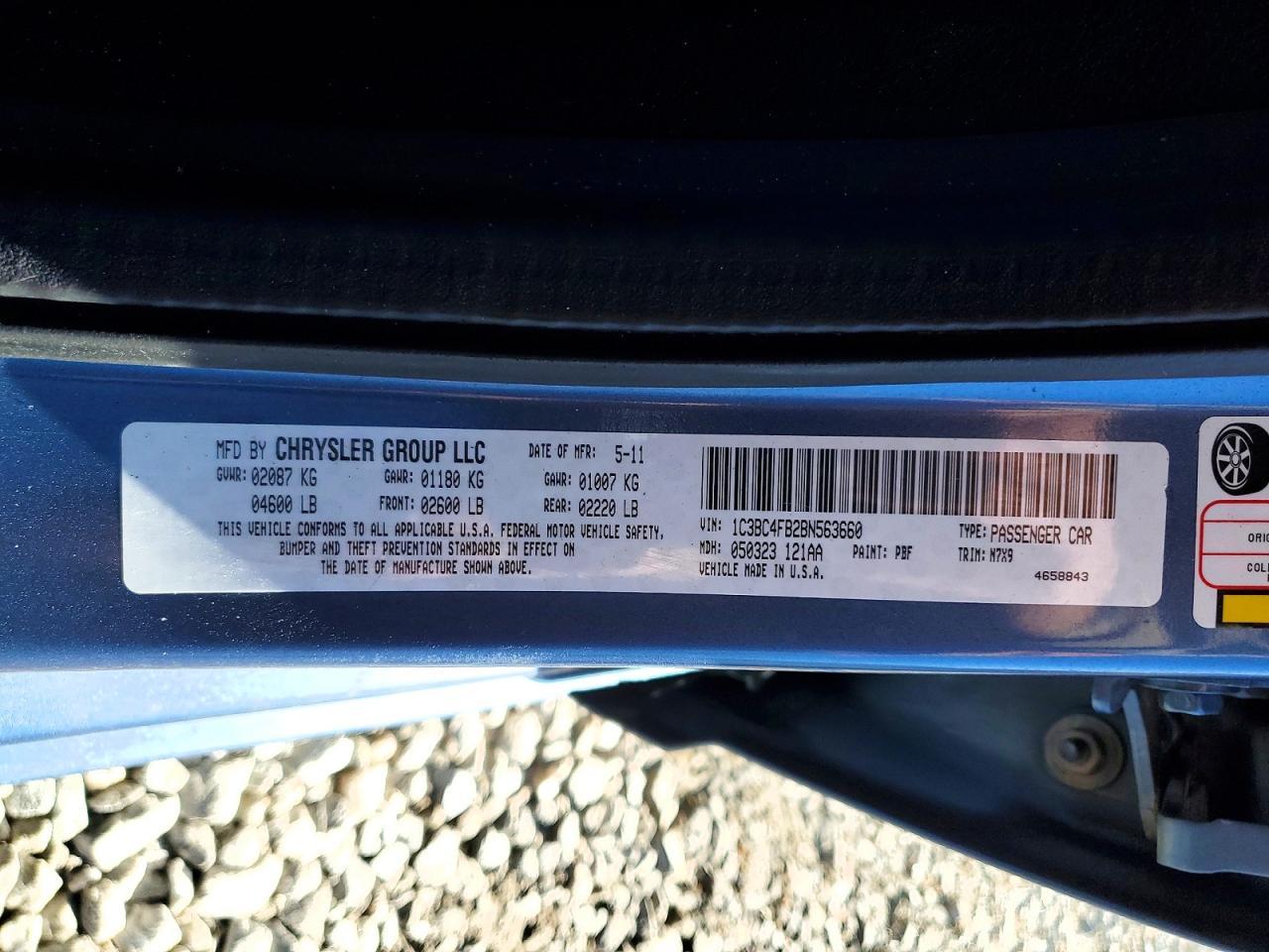 2011 Chrysler 200 lx