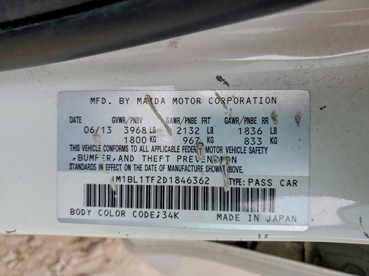 2013 Mazda 3 I