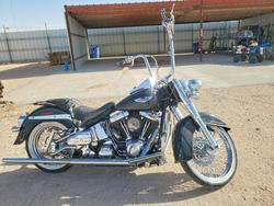 Salvage motorcycles for sale at Andrews, TX auction: 2006 Harley-Davidson Flstni