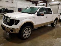 Salvage trucks for sale at Avon, MN auction: 2013 Ford F150 Supercrew