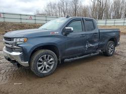 Chevrolet salvage cars for sale: 2021 Chevrolet Silverado K1500 LT