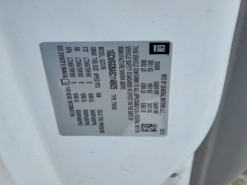 2012 Chevrolet Express 2500 Cargo Delivery Van