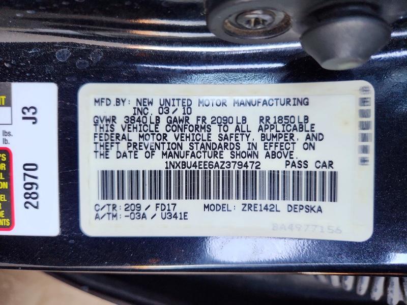 2010 Toyota Corolla s