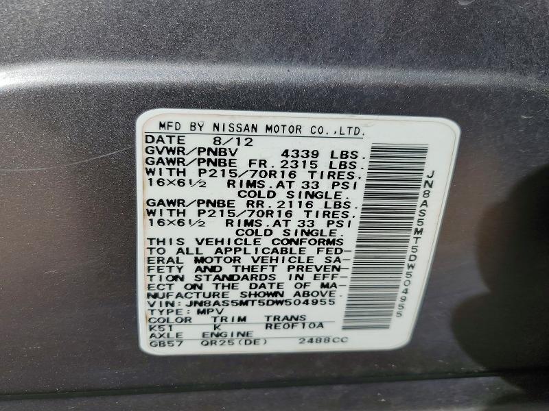 2013 Nissan Rogue s