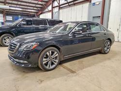 2018 Mercedes-Benz S 560 4matic en venta en East Granby, CT