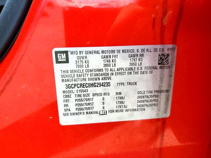 2017 Chevrolet Silverado C1500 LT