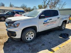 Salvage trucks for sale at Wichita, KS auction: 2022 Chev Colorado