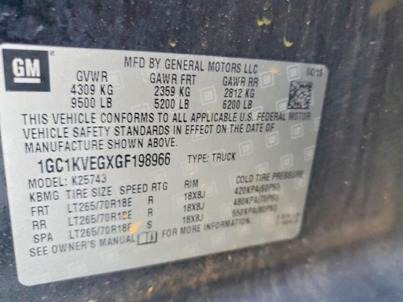 2016 Chevrolet Silverado K2500 Heavy Duty LT