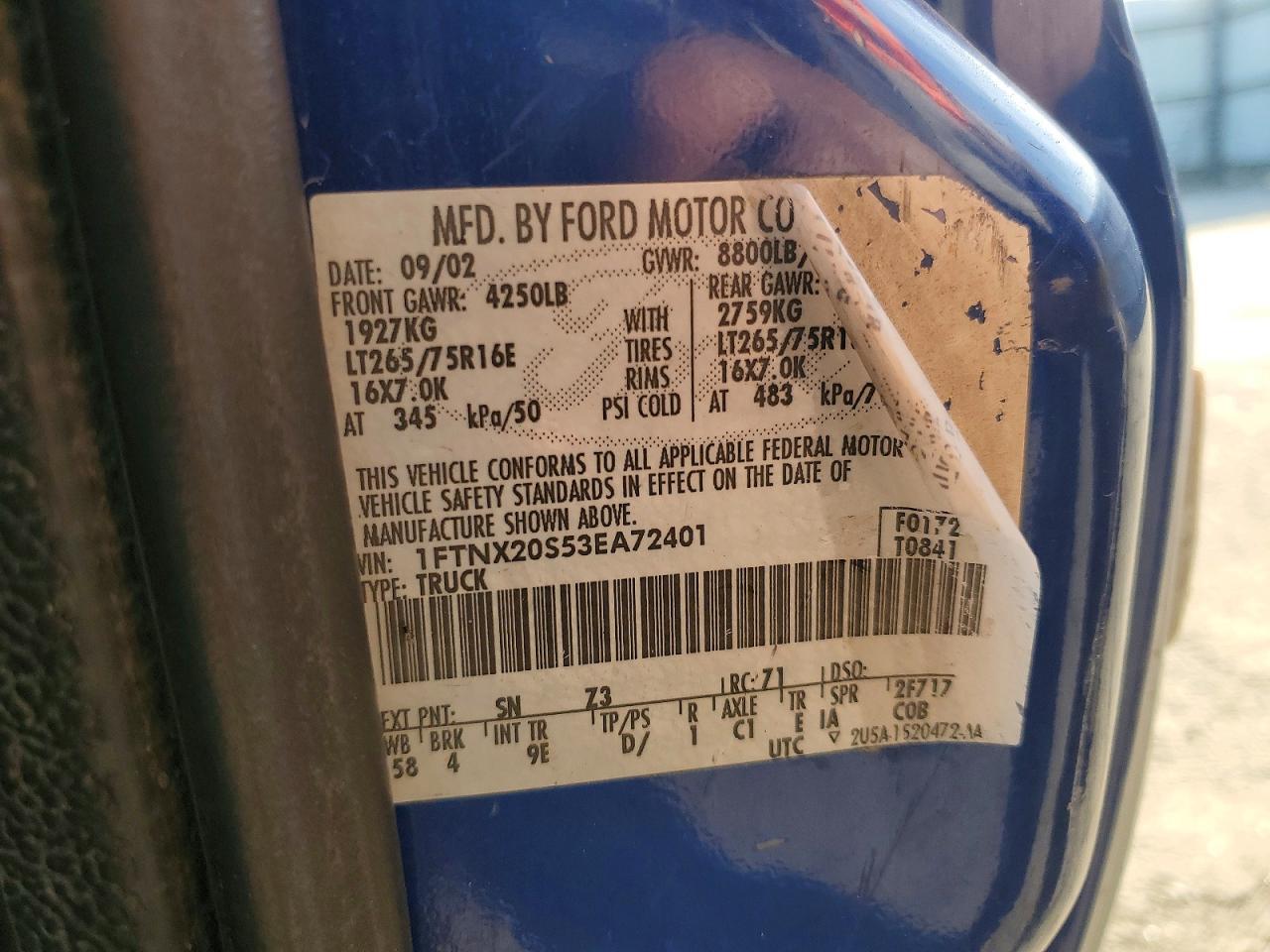 2003 Ford F250 Super Duty