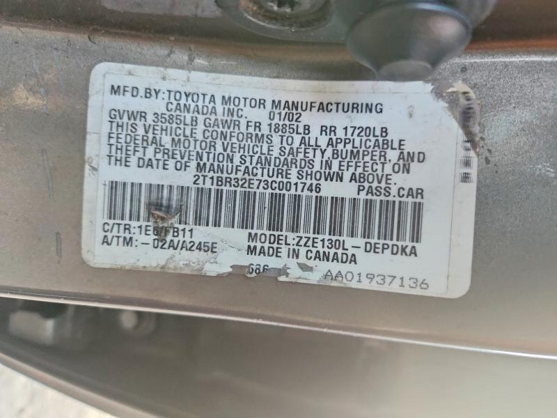 2003 Toyota Corolla ce