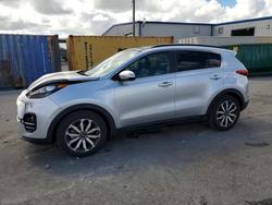 KIA salvage cars for sale: 2019 KIA Sportage ex