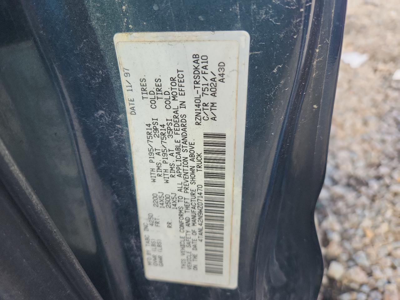 1998 Toyota Tacoma Base